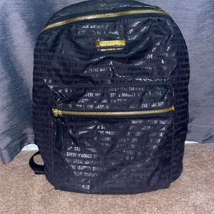 Steve Madden Black Bagpack
